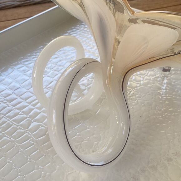 Pier 1 Floral Blown Glass Decor - Picture 3 of 3